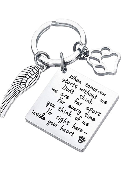Pet Memorial Keychain Hediyeleri Erkekler Için Evcil Hayvan Hediyesi Kadın Anıt Keyasyonu (Yurt Dışından)