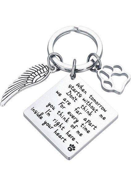 Pet Memorial Keychain Hediyeleri Erkekler Için Evcil Hayvan Hediyesi Kadın Anıt Keyasyonu (Yurt Dışından)