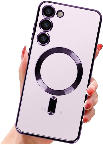 Galaxy S23 Kılıf Magsafe Şarj Özellikli Kamera ve Lens Korumalı Esnek Silikon Dempre Case fiyatları