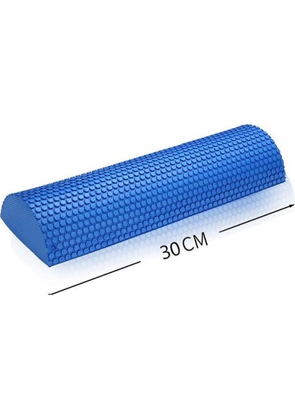 Yarım Yuvarlak Masaj Köpük Roller Yoga Pilates Fitness Ekipman Denge Pad Mavi 30 cm (Yurt Dışından) fırsatları