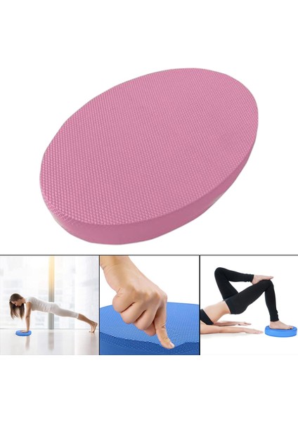 Yoga Su Geçirmez Kaymaz Denge Pedi Egzersiz Mat Egzersiz Için Fitness Spor Salonu Pembe (Yurt Dışından)