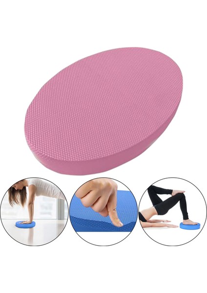 Yoga Su Geçirmez Kaymaz Denge Pedi Egzersiz Mat Egzersiz Için Fitness Spor Salonu Pembe (Yurt Dışından)