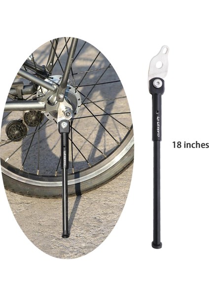 Alaşım Katlanır Bisiklet Kickstand Arka Montaj Destek Birdy Bisiklet Stand 18IN Için Park Yeri (Yurt Dışından) indirimleri