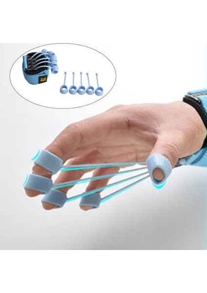 Parmak Sedye El Egzersiz Elleri Kavrama Direnci Bant Mavi 40 Lbs (Yurt Dışından) fiyatları