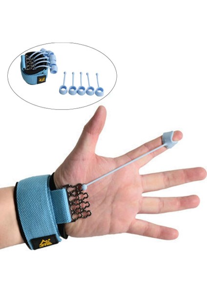 Parmak Sedye El Egzersiz Elleri Kavrama Direnci Bant Mavi 40 Lbs (Yurt Dışından) fırsatları