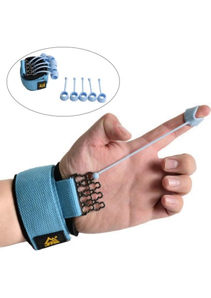Parmak Sedye El Egzersiz Elleri Kavrama Direnci Bant Mavi 40 Lbs (Yurt Dışından) indirimleri