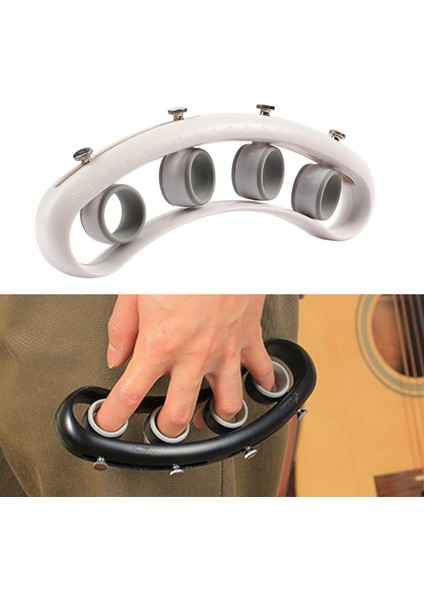 Gitar Parmak Egzersiz Genişletici Enstrüman Eğitmeni Parmak Açık Eğitim Beyaz (Yurt Dışından) modelleri