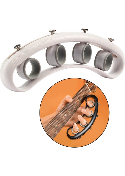 Gitar Parmak Egzersiz Genişletici Enstrüman Eğitmeni Parmak Açık Eğitim Beyaz (Yurt Dışından) indirimleri