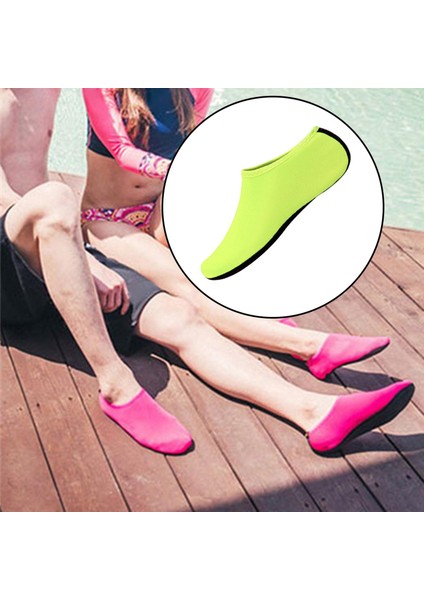 Unisex Su Sporları Çorap Ayakkabı Tüplü Şnorkel Hızlı Kuru Yüzme Sörf Yeşil 38-39 (Yurt Dışından) fiyatları