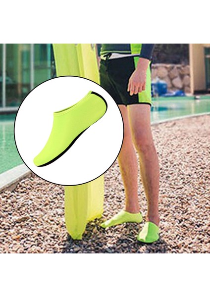 Unisex Su Sporları Çorap Ayakkabı Tüplü Şnorkel Hızlı Kuru Yüzme Sörf Yeşil 38-39 (Yurt Dışından) modelleri