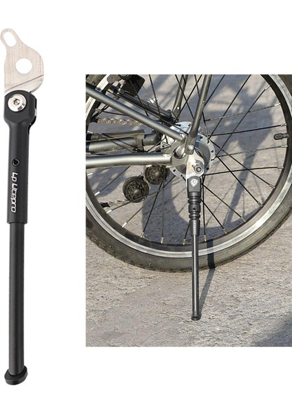 Slip Anti-Slip Katlanır Bisiklet Kickstand 16 Tek Bacaklı Arka Montaj Siyahı Siyah (Yurt Dışından) modelleri