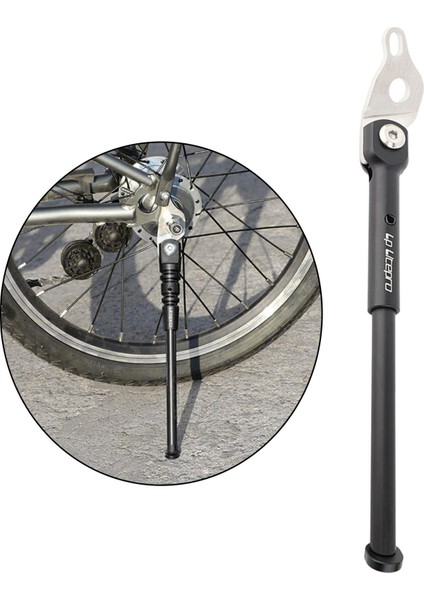 Slip Anti-Slip Katlanır Bisiklet Kickstand 16 Tek Bacaklı Arka Montaj Siyahı Siyah (Yurt Dışından) fırsatları