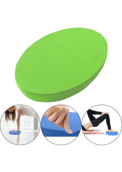 Denge Pad Slip Olmayan Su Geçirmez Yoga Eğitmeni Jimnastik Fitness Dance Green (Yurt Dışından)