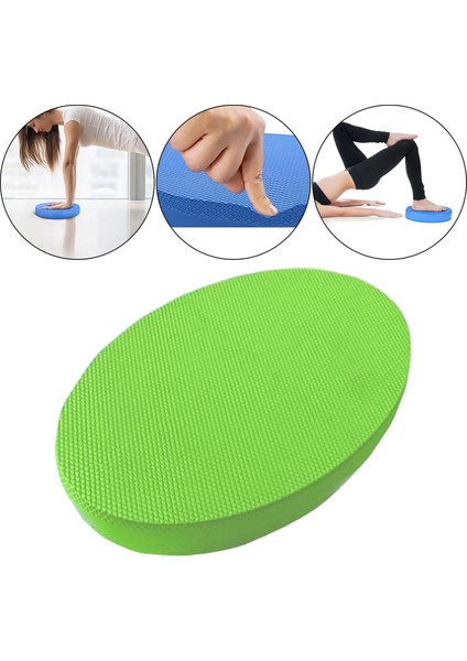 Denge Pad Slip Olmayan Su Geçirmez Yoga Eğitmeni Jimnastik Fitness Dance Green (Yurt Dışından)