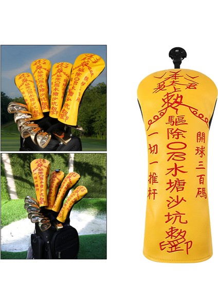 Pu Deri Golf Kulübü Kafa Kapak Sürücü / Fairway Ahşap / Hibrit Kafa Kapak Yok Ut (Yurt Dışından) modelleri