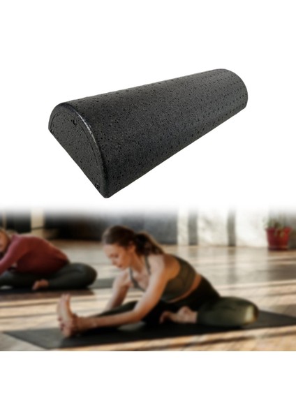 Yarım Yuvarlak Yoga Sütun Silindir Masaj Izgara Geri Egzersiz Yoga Için Yoga Tuğlası 45CM (Yurt Dışından) fırsatları