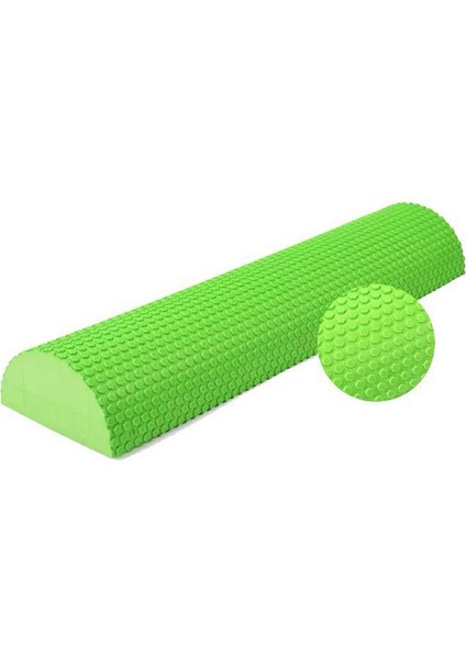 Yarım Yuvarlak Masaj Köpük Roller Yoga Pilates Fitness Ekipman Dengesi Yeşil 60CM (Yurt Dışından) fiyatları