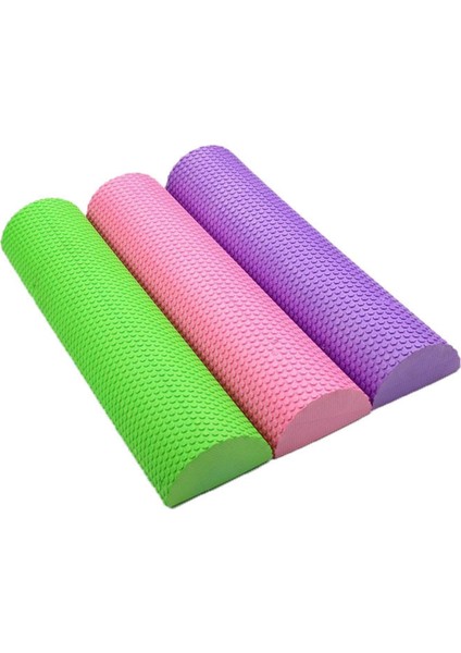 Yarım Yuvarlak Masaj Köpük Roller Yoga Pilates Fitness Ekipman Dengesi Yeşil 60CM (Yurt Dışından) modelleri