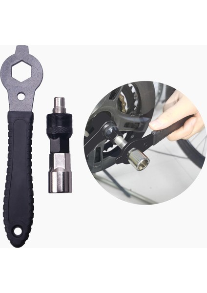 Bisiklet Krank Extractor Çektirme Anahtarı Onarım Aracı Alt Braketi Sökücü 7.8x2.0cm 17.5 cm (Yurt Dışından) indirimleri