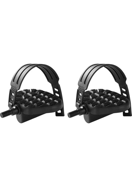 Sapanlar ile Egzersiz Bisikleti Pedalları 1/2-Inç, 9/16-Inç Mil Bisiklet Pedalı Uzun A (Yurt Dışından)