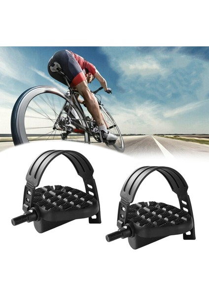 Sapanlar ile Egzersiz Bisikleti Pedalları 1/2-Inç, 9/16-Inç Mil Bisiklet Pedalı Uzun A (Yurt Dışından) fiyatları