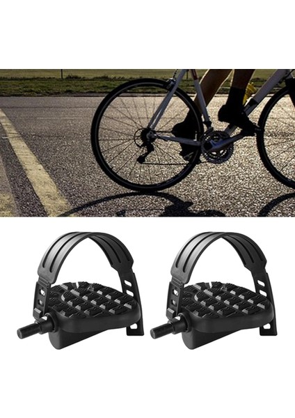 Sapanlar ile Egzersiz Bisikleti Pedalları 1/2-Inç, 9/16-Inç Mil Bisiklet Pedalı Uzun A (Yurt Dışından) modelleri