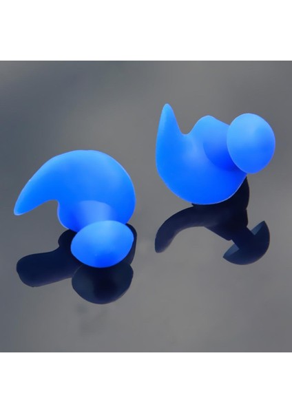 Yüzme Fiş Spiral Kulaklık Duş Gürültü Redüktör Kılıf Aksesuarları ile Mavi (Yurt Dışından) modelleri