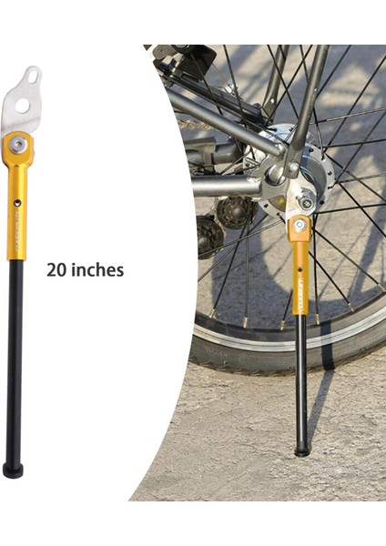 Katlanır Bisiklet Kickstand Arka Montaj Tek Yan Standı Birdy Katlanır Bisiklet Altın 20IN (Yurt Dışından) modelleri