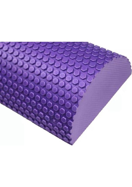 Yarım Yuvarlak Masaj Köpük Roller Yoga Pilates Fitness Ekipman Dengesi Pad Mor 60CM (Yurt Dışından) modelleri