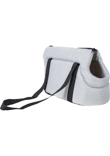 Pet Taşıyıcı Seyahat Çantası Koltuk Bulucu Koltuk Konsolu Kafes Çanta Çençe Omuz Omuz Gri 50X28X25CM (Yurt Dışından)