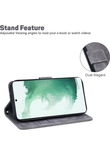 Samsung Galaxy A04E Için 4g / F04 4g / M04 4g Baskılı Telefon Kılıfı Pu Deri Cüzdan Şok Geçirmez Stand Kapağı El Kayışı ile (Yurt Dışından) fırsatları