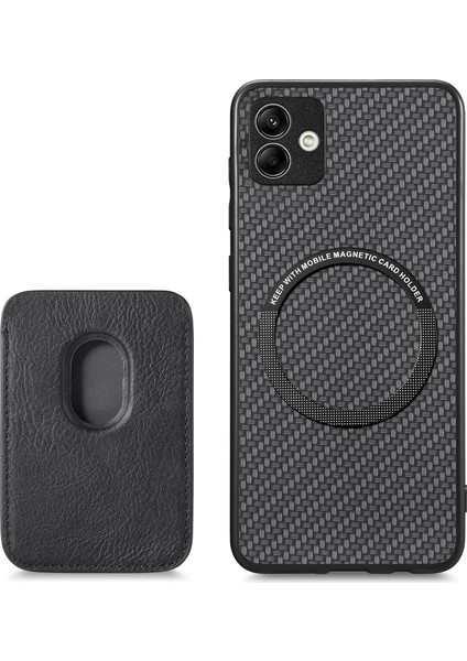 Samsung Galaxy A04 4g (164.4 x 76.3 x 9.1 mm Için 2'si Çıkarılabilir Manyetik Telefon Kasası Karbon Fiber Doku Kartı Tutucu Şok Geçirmez Kapak (Yurt Dışından) indirimleri