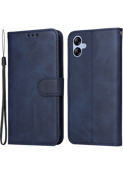 Samsung Galaxy A04E Için 4g Manyetik Pu Deri Telefon Kapak Standı Stand Anti-Sracratch Doku Doku Folio Cüzdan Telefon Kılıfı Kayış (Yurt Dışından) fiyatları