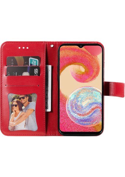 Samsung Galaxy A04E Için 4g Anti-Çizelge Pu Deri Koruyucu Telefon Kılıfı Çiçek Baskı Telefon Kapak Stand Stand Süpe (Yurt Dışından) fiyatları