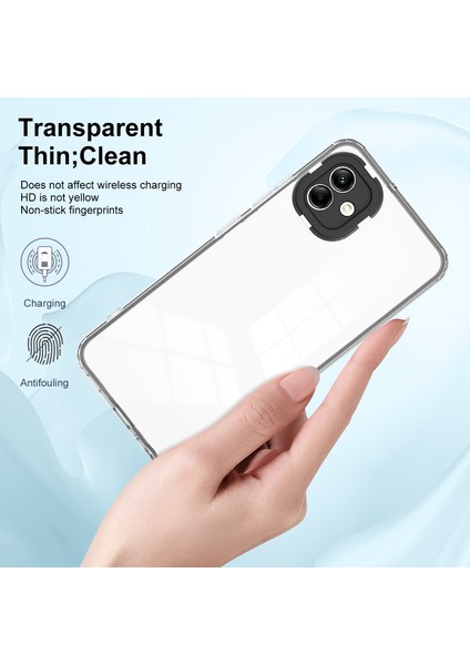 Samsung Galaxy A04 4g (164.4 x 76.3 x 9.1 Mm) Için Çizik Anti-Çizik Telefon Kılıfı 3'ü 1 Arada Tpu Arka Plaka + Pc Frame + Pc Kamera Koruma Halkası Hibrid Kapak (Yurt Dışından) indirimleri