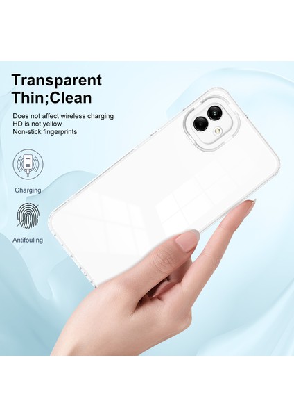 Samsung Galaxy A04 4g (164.4 x 76.3 x 9.1 Mm) Için Çizik Anti-Çizik Telefon Kılıfı 3'ü 1 Arada Tpu Arka Plaka + Pc Frame + Pc Kamera Koruma Halkası Hibrid Kapak (Yurt Dışından) indirimleri