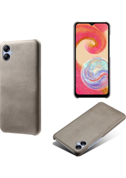 Samsung Galaxy A04E Için 4g / M04 4g / F04 4g Telefon Kılıfı Buzağı Dokusu Pu+Pc Telefon Kapağı (Yurt Dışından)