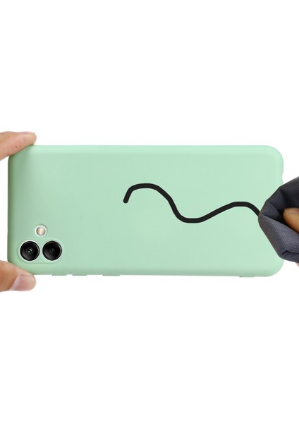 Samsung Galaxy A04E Için 4g / F04 4g / M04 4g Yumuşak Silikon Telefon Kılıfı Anti-Çizelge Koruyucu Arka Kapak Kayış (Yurt Dışından) indirimleri