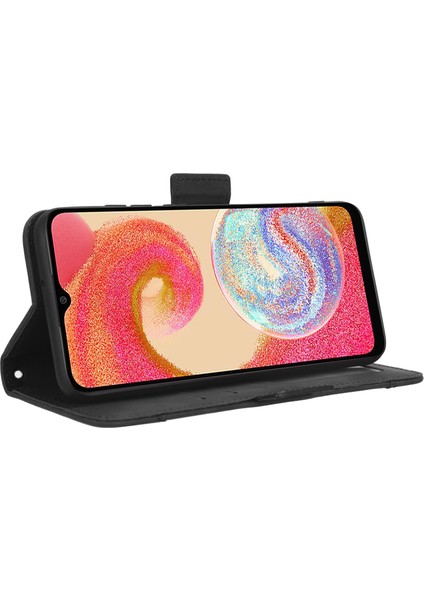 Samsung Galaxy A04E Için 4g Tam Koruma Pu Deri Telefon Kılıfı Tutucu Manyetik Flip Kapak Cüzdan Standı (Yurt Dışından) fırsatları