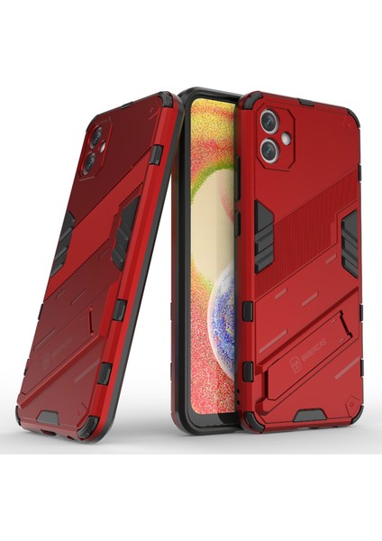 Samsung Galaxy A04E Için 4g Şok Geçirmez Kickstand Case Yumuşak Tpu Sabit Pc Anti-Fall Koruyucu Telefon Kapağı (Yurt Dışından) fiyatları