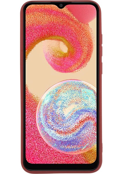 Samsung Galaxy A04E 4g / M04 4g / F04 Için 4g Telefon Kapağı Çizgi Anti Çift Taraflı Mat Tpu Telefon Kılıfı (Yurt Dışından)