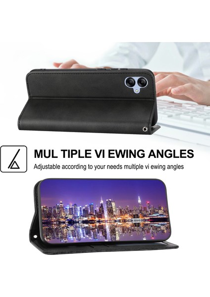 Samsung Galaxy A04E Için 4g Baskılı Rhombus Desen Buzağı Doku Telefon Kılıfı Pu Deri Cüzdan Stand Manyetik Kapak Kapağı (Yurt Dışından) indirimleri