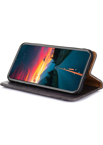 Samsung Galaxy A04E Için 4g Pu Deri Cüzdan Stand Kılıfı Üçgen Dikiş Hattı Dekoru Tam Koruma Telefon Kapağı (Yurt Dışından) modelleri