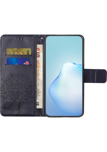 Samsung Galaxy A04E Için 4g Baskılı Baykuş Ağacı Deseni Kıvrım Anti-Sracratch Pu Deri Cüzdan Görüntüleme Standı Fingerprint Anti-Fragrint Koruyucu Kılıf (Yurt Dışından) fiyatları