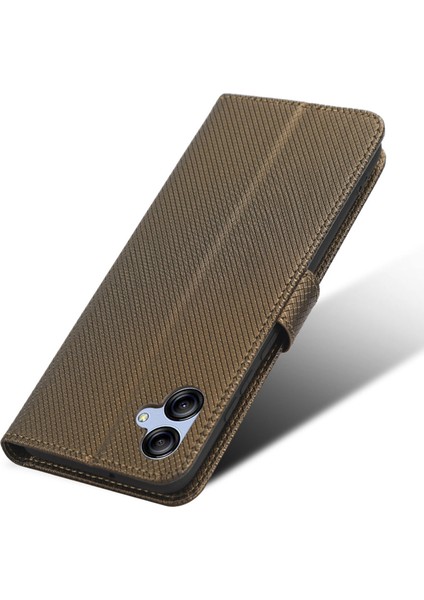 Samsung Galaxy A04E Için 4g Manyetik Toka Koruyucu Telefon Kapağı Elmas Doku Pu Deri Katlanabilir Stand Flip Cüzdan Telefon Kılıfı (Yurt Dışından) indirimleri