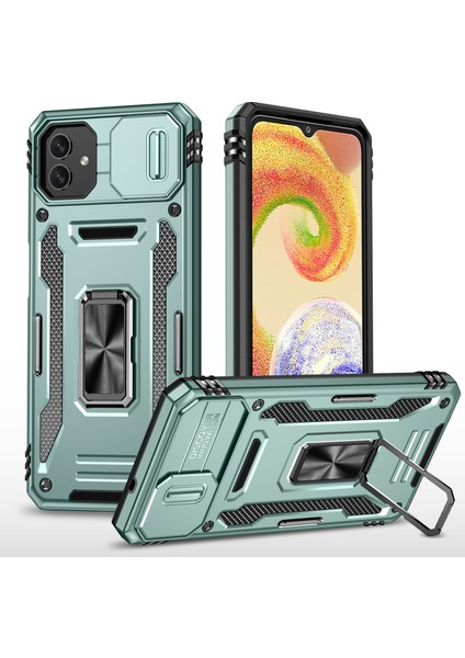 Samsung Galaxy A04 4g (164.4 x 76.3 x 9.1 Mm) / M13 5g, Zırh Serisi Pc + Tpu Kapak Kickstand Için Şok Geçirmez Telefon Kasası (Yurt Dışından)
