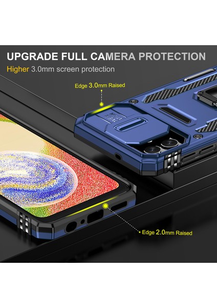 Samsung Galaxy A04 4g (164.4 x 76.3 x 9.1 Mm) / M13 5g, Zırh Serisi Pc + Tpu Kapak Kickstand Için Şok Geçirmez Telefon Kasası (Yurt Dışından) modelleri