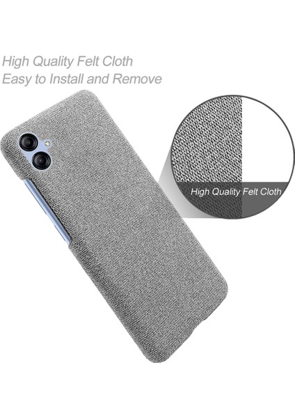 Samsung Galaxy A04E 4g / F04 4g / M04 4g Telefon Kılıfı Düz ​​renk Sert Pc+Bez Telefon Kapağı (Yurt Dışından) fırsatları