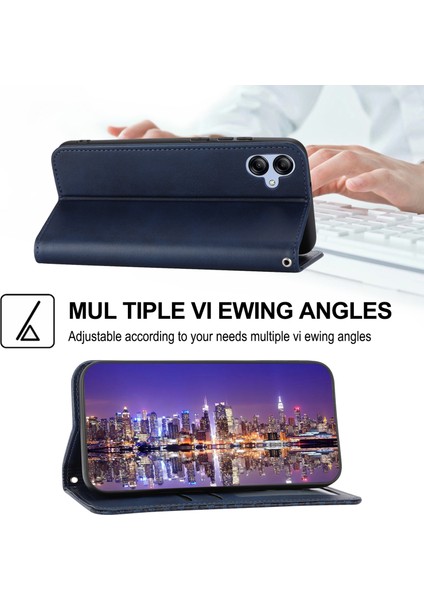 Samsung Galaxy A04E Için 4g Baskılı Rhombus Desen Buzağı Doku Telefon Kılıfı Pu Deri Cüzdan Stand Manyetik Kapak Kapağı (Yurt Dışından) indirimleri