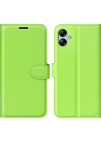 Samsung Galaxy A04E 4g Için Telefon Stand Cüzdan Kapağı, Litchi Doku Pu Pu Deri Anti-Çizgi Telefon Flip Kılıfı (Yurt Dışından)